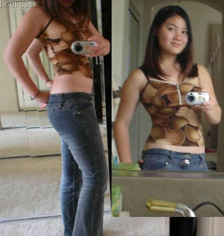 Chubby Filipina amateur girl spreading her pussy