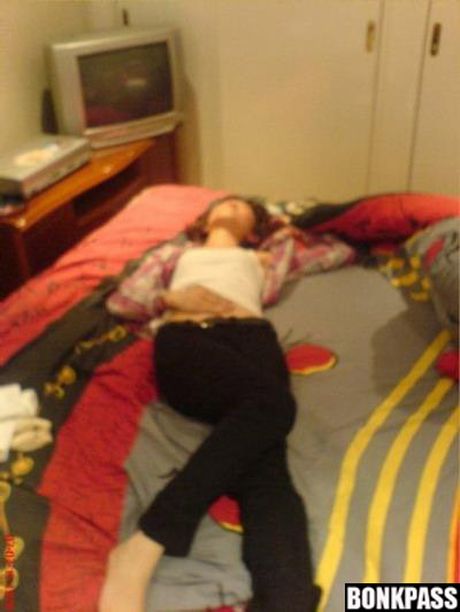 Japanese girlfriend with small tits getting sensual touch