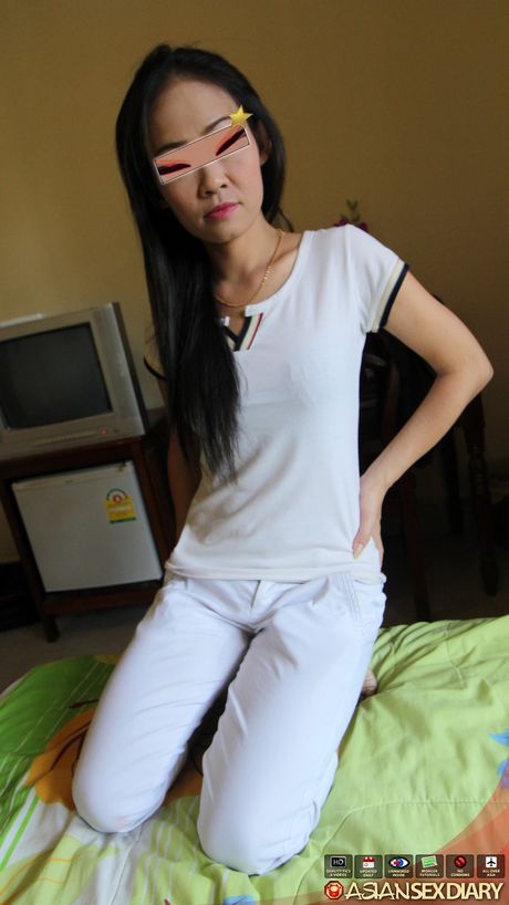 The Asian teenager Hong is a skinny little thing with a tiny body and a big